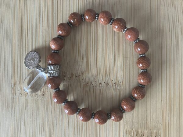 Sterrenbeeld armband Goldfluss (synth) - Leeuw