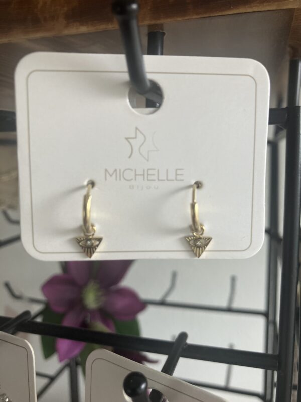 Oorbellen stainless steel goud